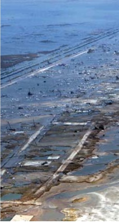 Hurricane Rita devastated Holly Beach, LA. Photo by Tom MacKenzie, courtsey USFWS